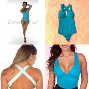 Teal Bodysuit with Cups - XS/S/M